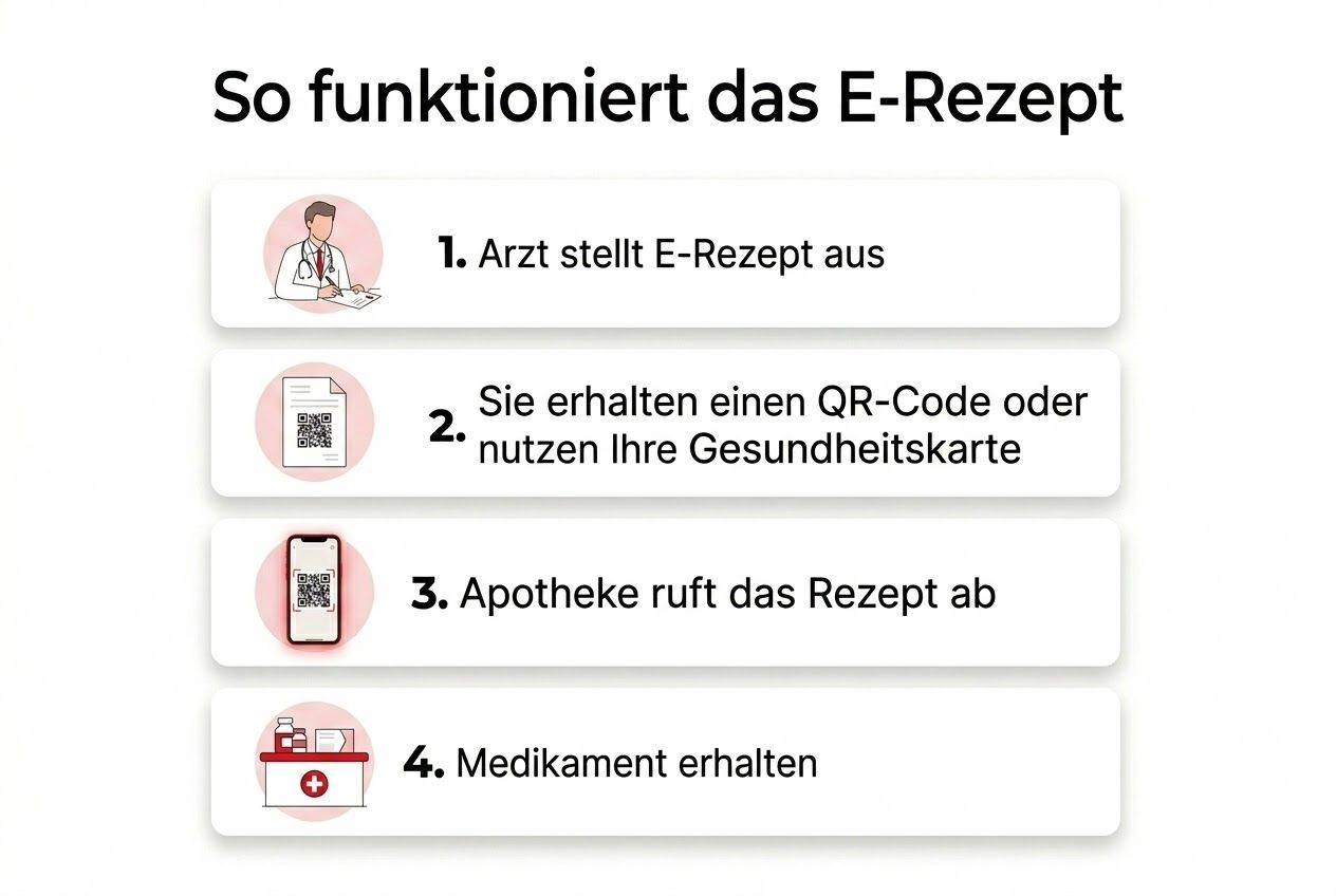 So funktioniert das E Rezept vom Arzt bis zur Apotheke
