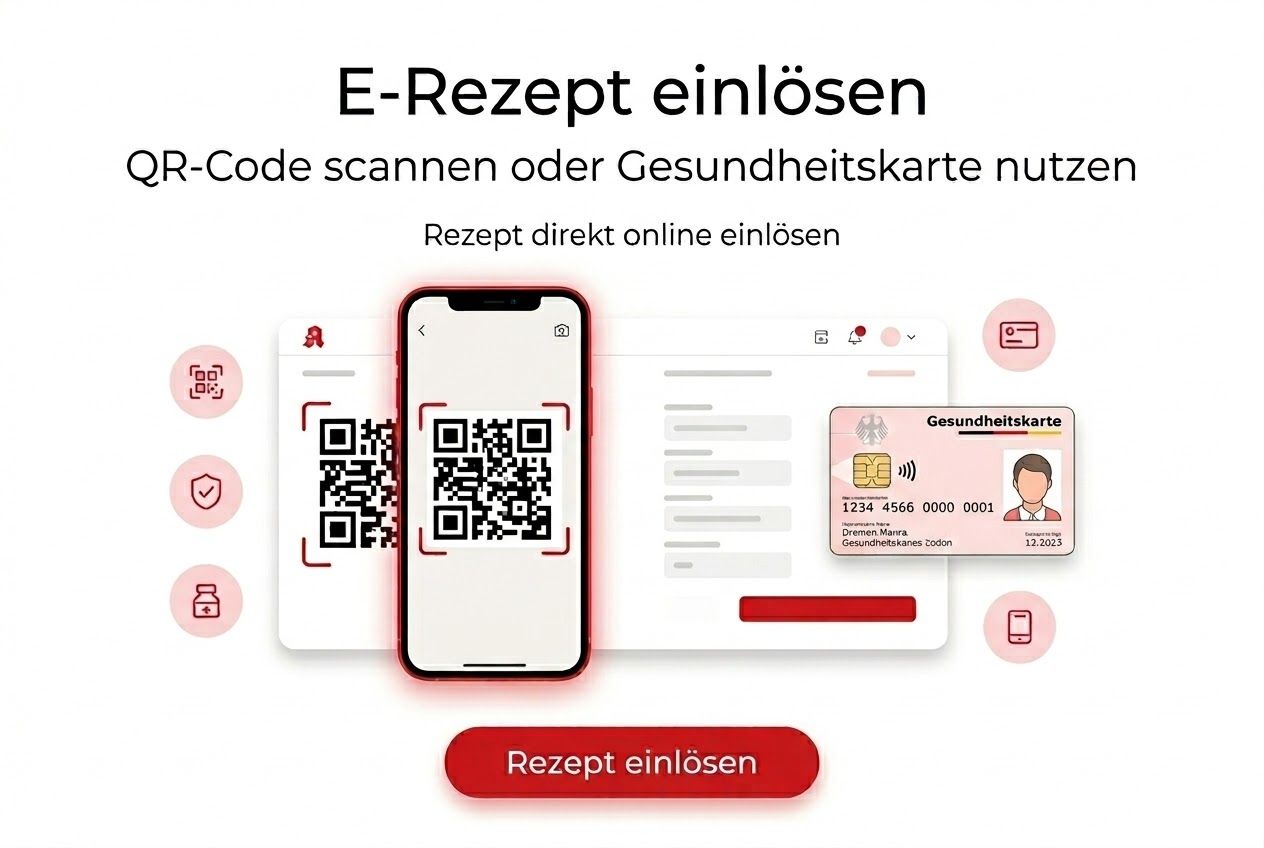 E Rezept einlösen QR Code scannen oder Gesundheitskarte nutzen
